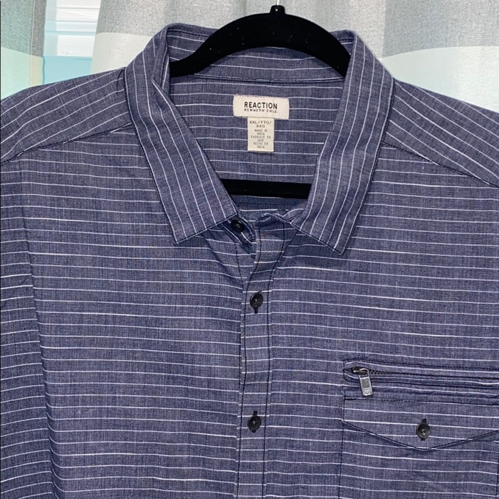 Reaction Kenneth Cole men’s button down short sleeves - Picture 4 of 6